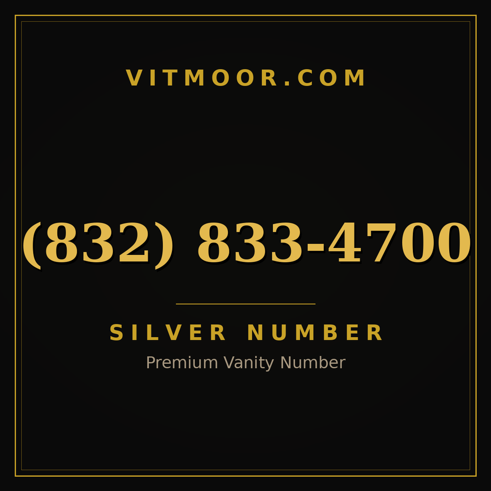 832 833-4700