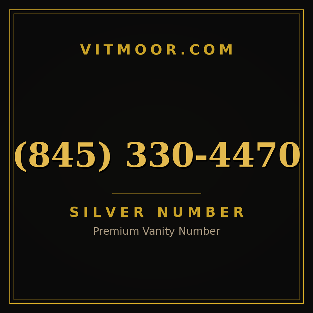 845 330-4470