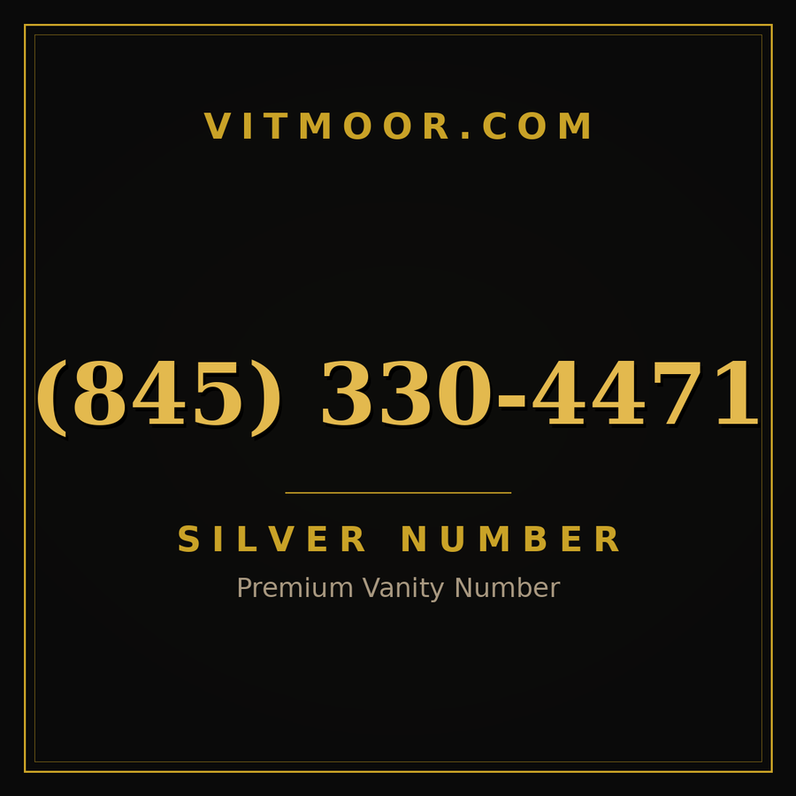 VITMOOR Silver premium number (845) 330-4471