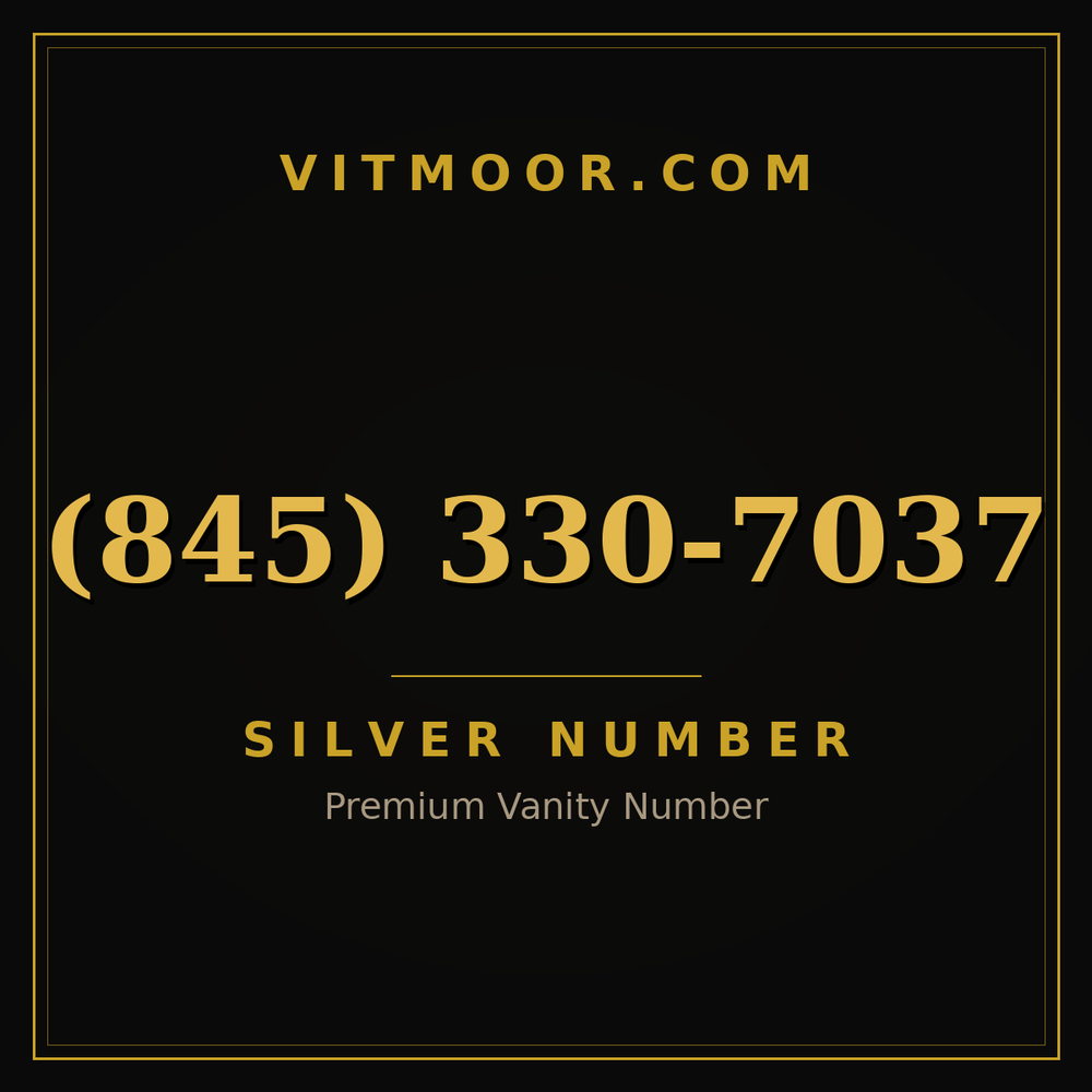 845 330-7037