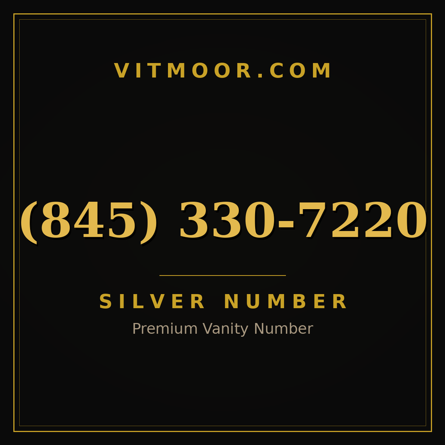 VITMOOR Silver premium number (845) 330-7220