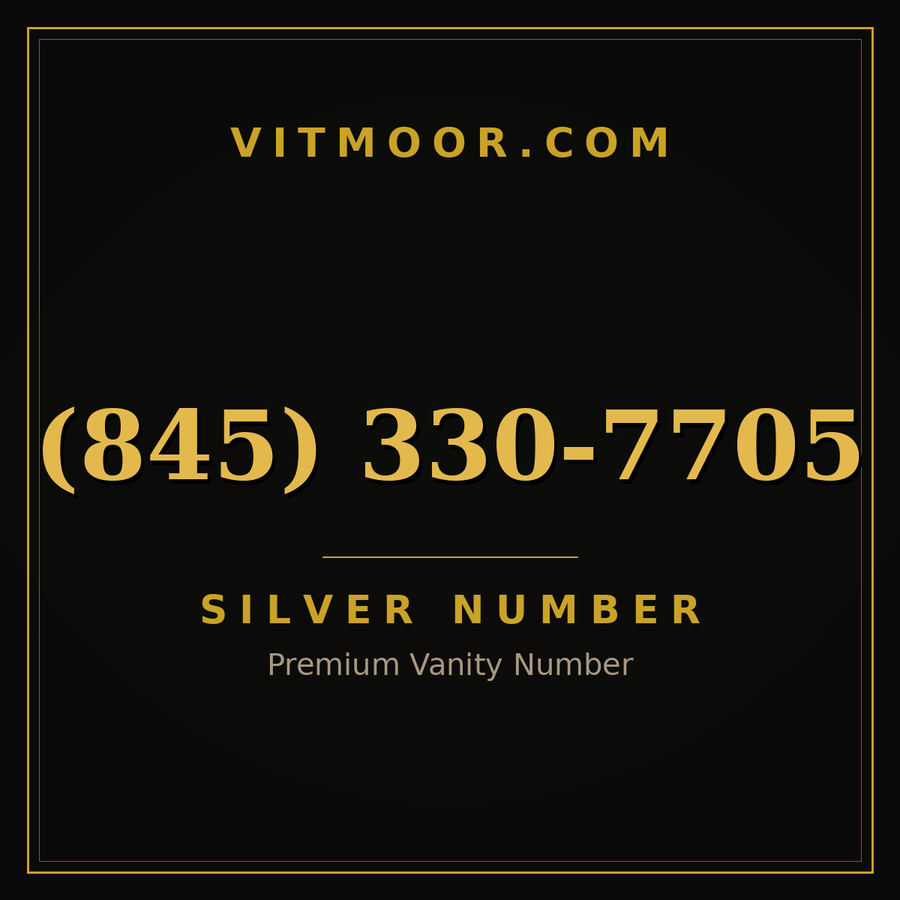 VITMOOR Silver premium number (845) 330-7705