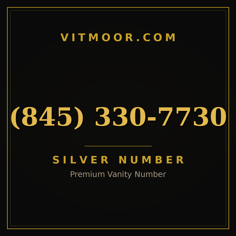 VITMOOR Silver premium number (845) 330-7730