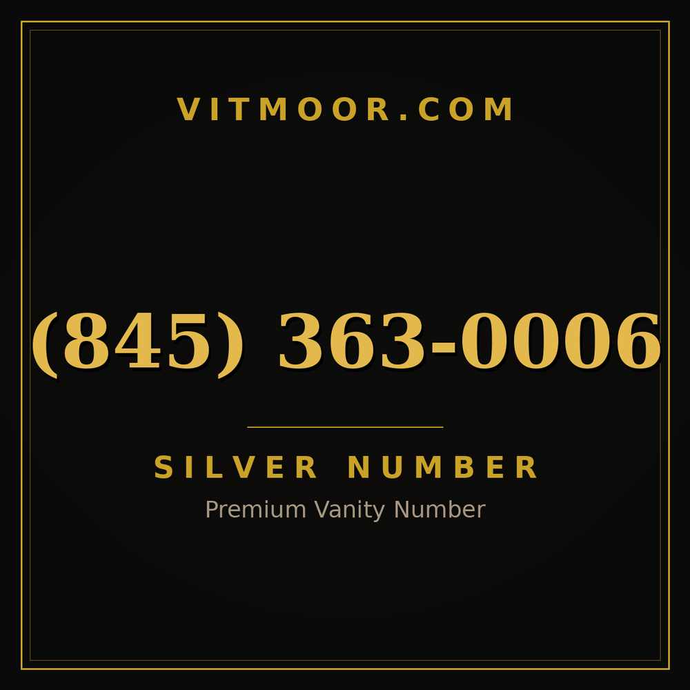 845 363-0006
