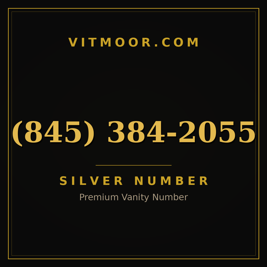 VITMOOR Silver premium number (845) 384-2055