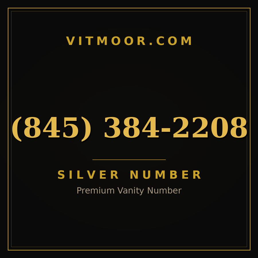 VITMOOR Silver premium number (845) 384-2208