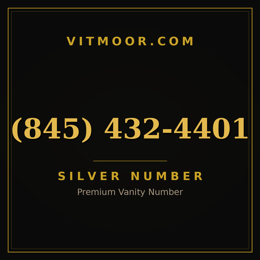 VITMOOR Silver premium number (845) 432-4401