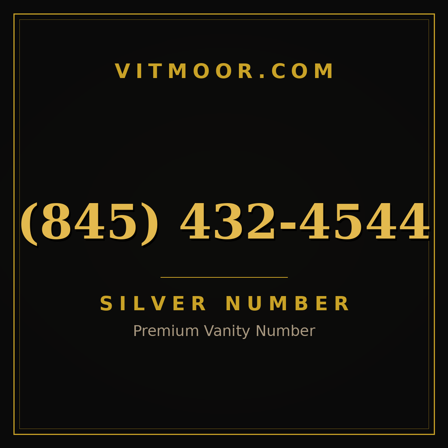 VITMOOR Silver premium number (845) 432-4544