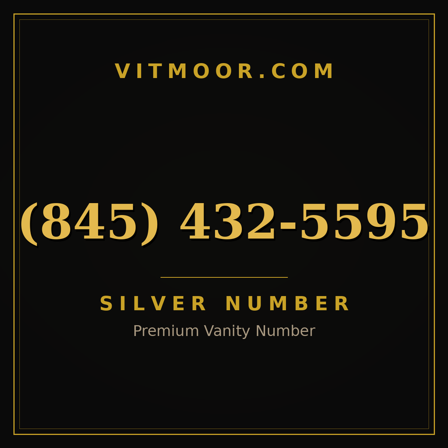 VITMOOR Silver premium number (845) 432-5595