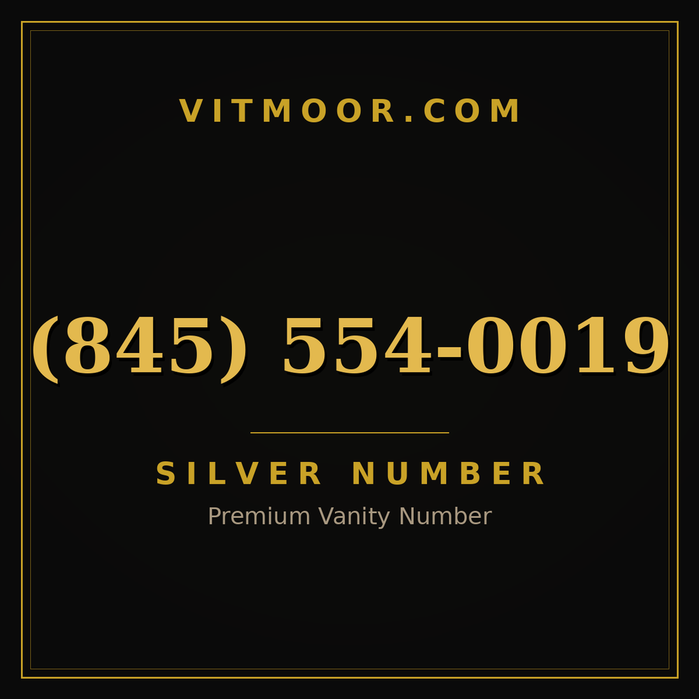 845 554-0019