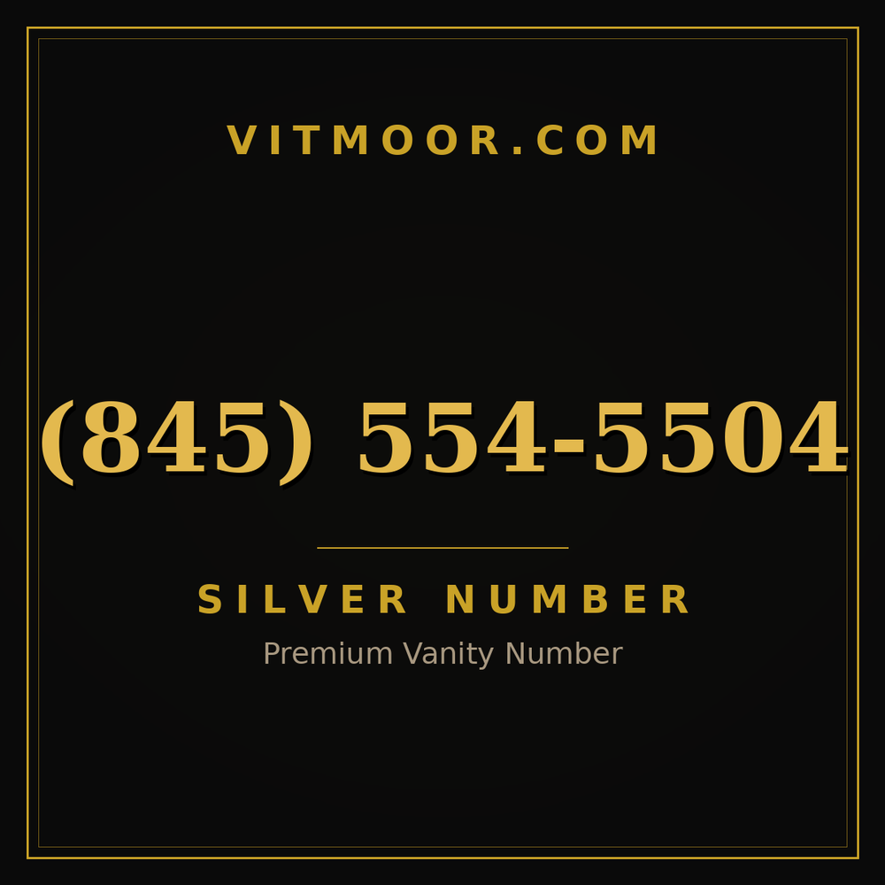 845 554-5504