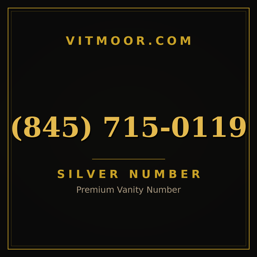 VITMOOR Silver premium number (845) 715-0119