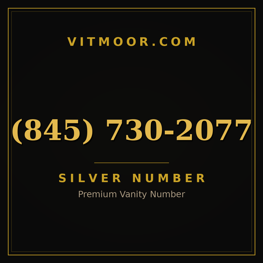 VITMOOR Silver premium number (845) 730-2077