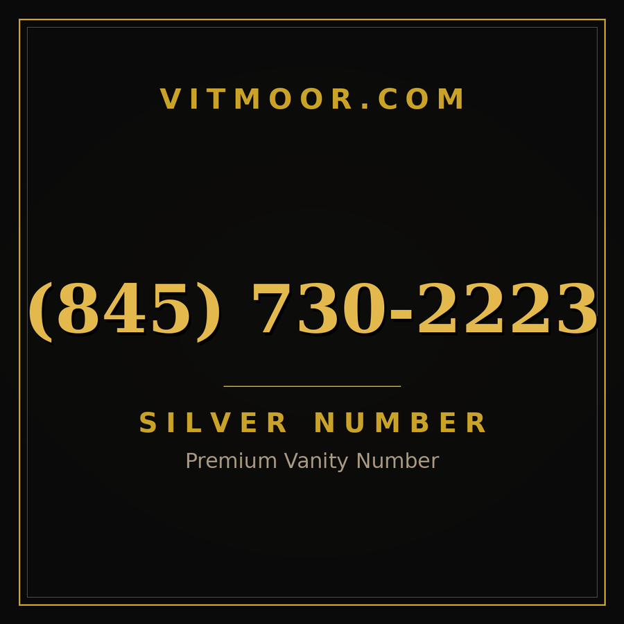 VITMOOR Silver premium number (845) 730-2223
