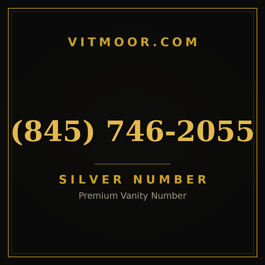 VITMOOR Silver premium number (845) 746-2055
