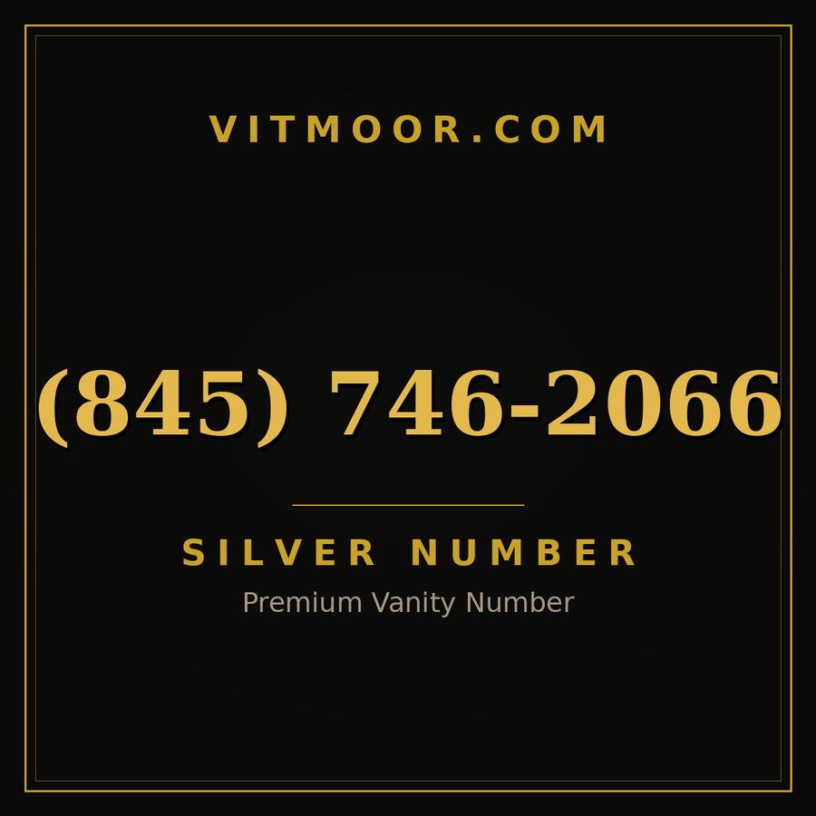 VITMOOR Silver premium number (845) 746-2066