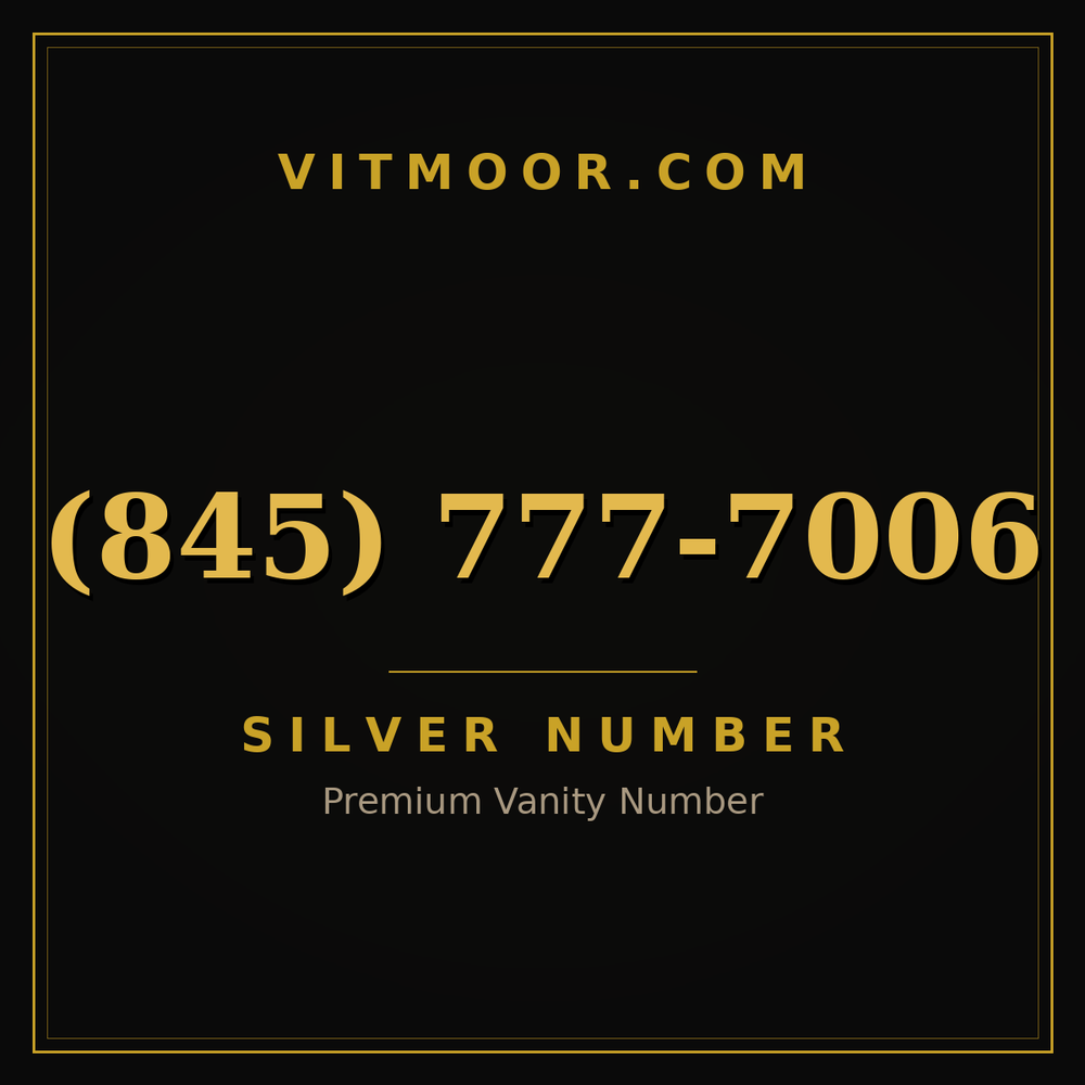 845 777-7006