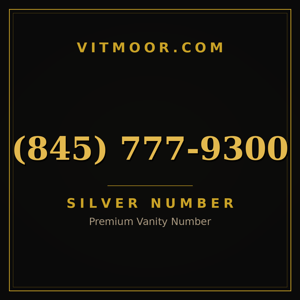 845 777-9300