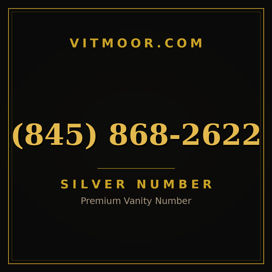 VITMOOR Silver premium number (845) 868-2622