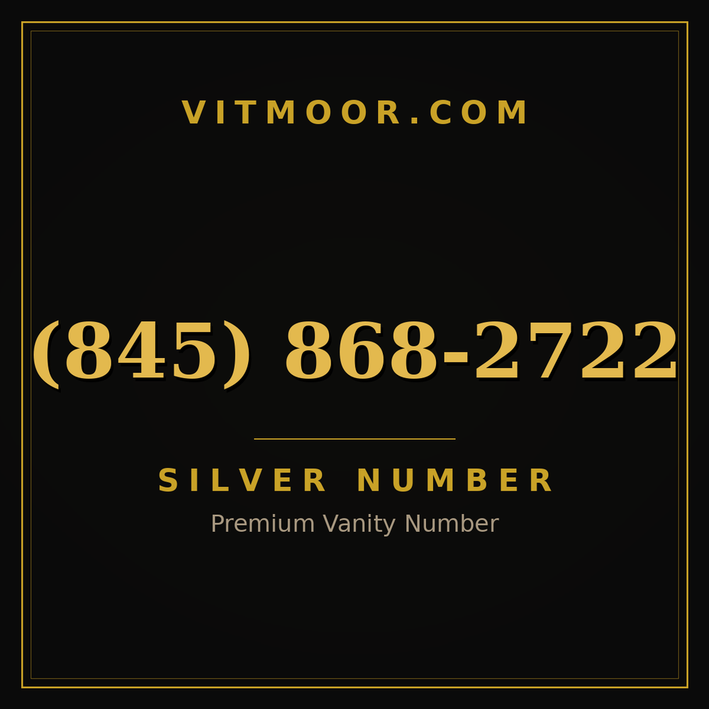 845 868-2722