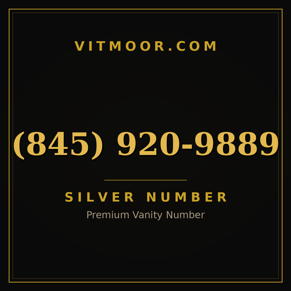 845 920-9889