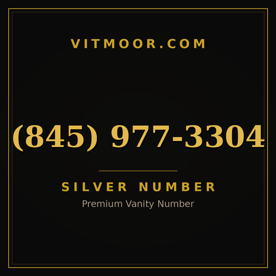 VITMOOR Silver premium number (845) 977-3304