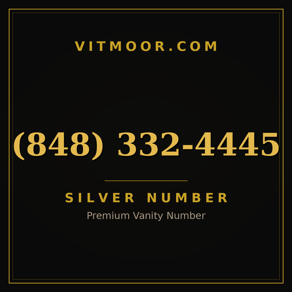 848 332-4445