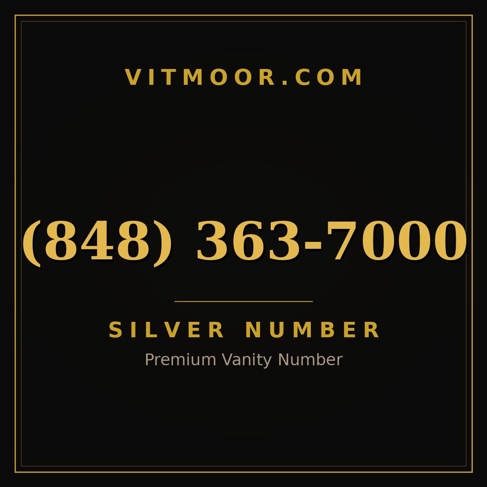 848 363-7000