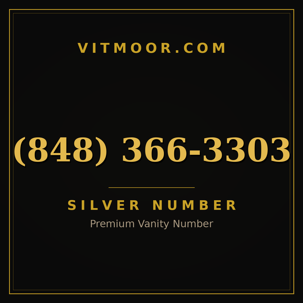 848 366-3303