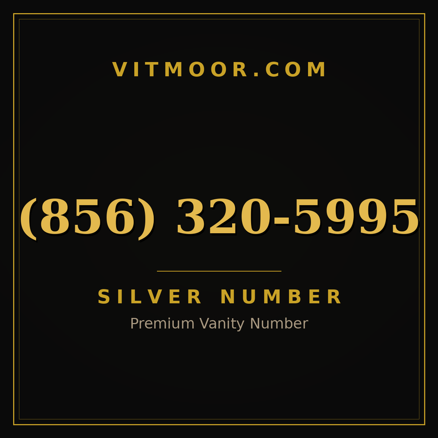 VITMOOR Silver premium number (856) 320-5995