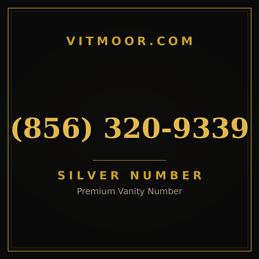 VITMOOR Silver premium number (856) 320-9339