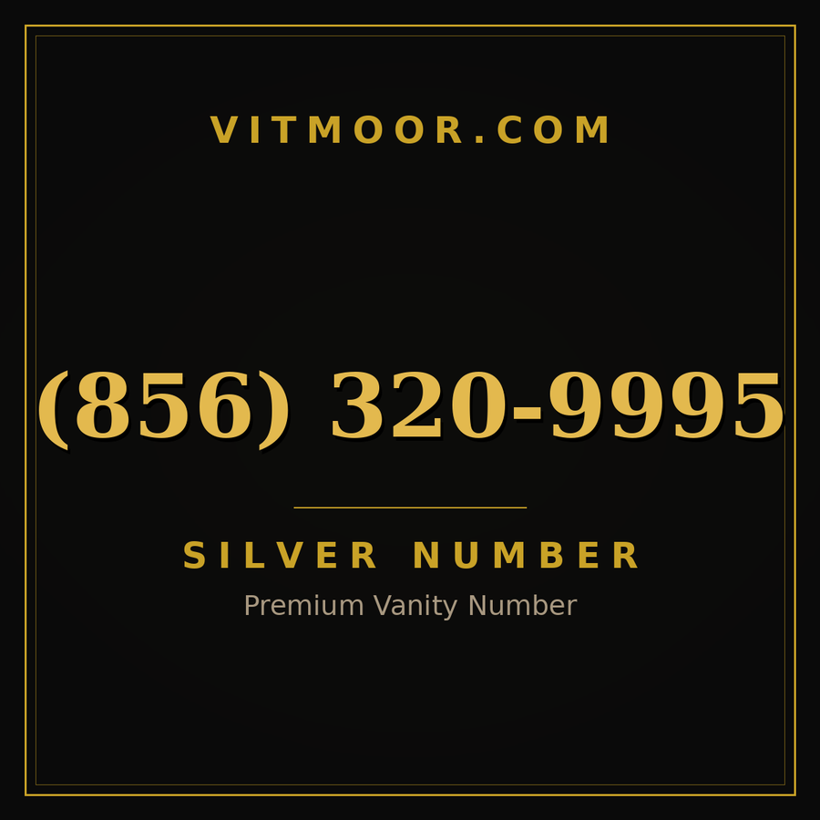 VITMOOR Silver premium number (856) 320-9995