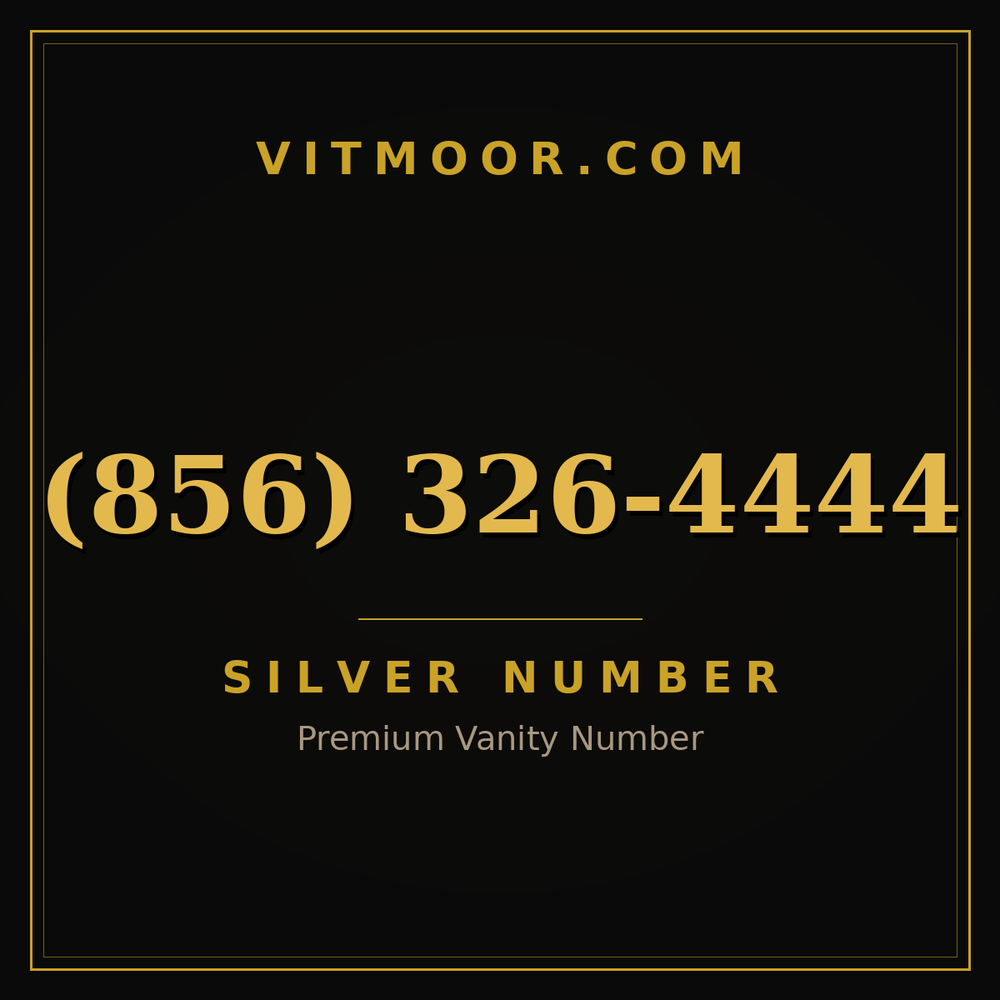 856 326-4444