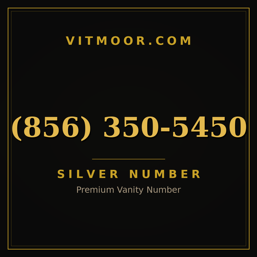 VITMOOR Silver premium number (856) 350-5450