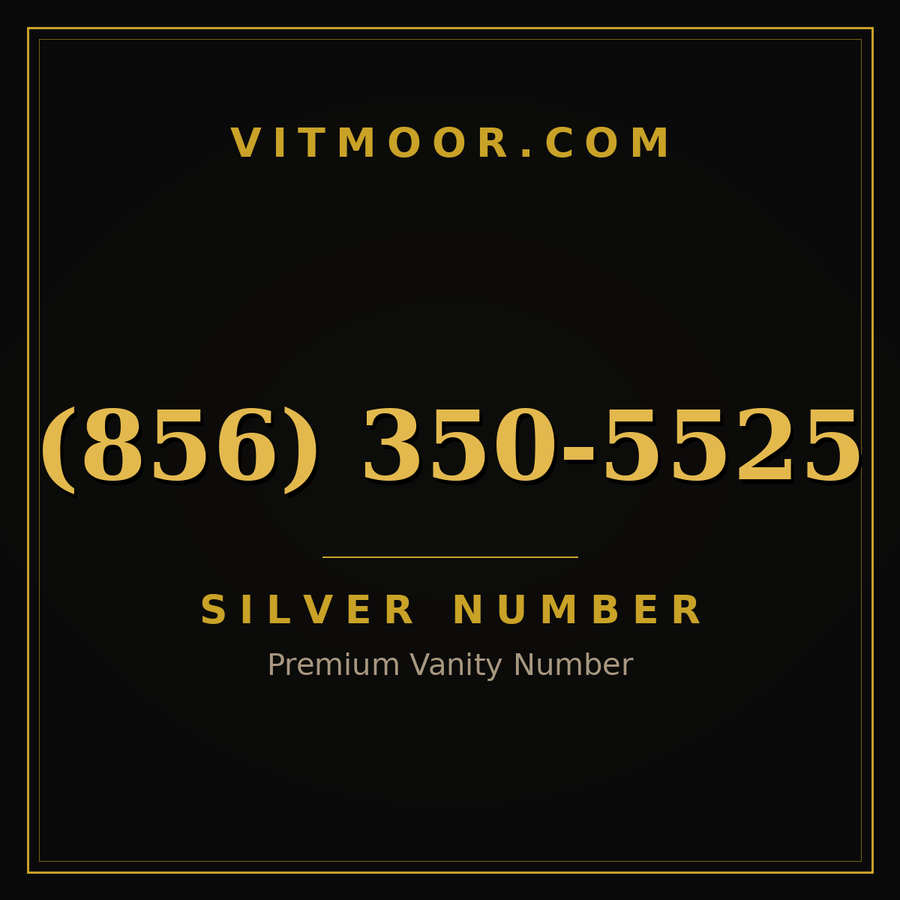 VITMOOR Silver premium number (856) 350-5525