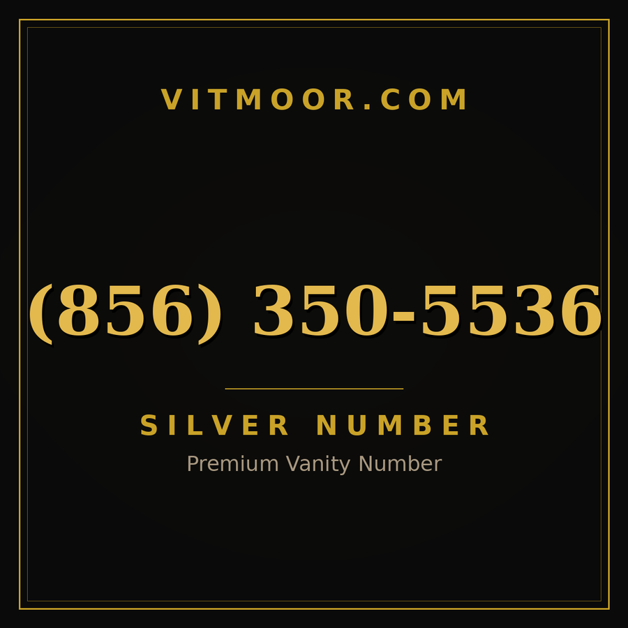 VITMOOR Silver premium number (856) 350-5536
