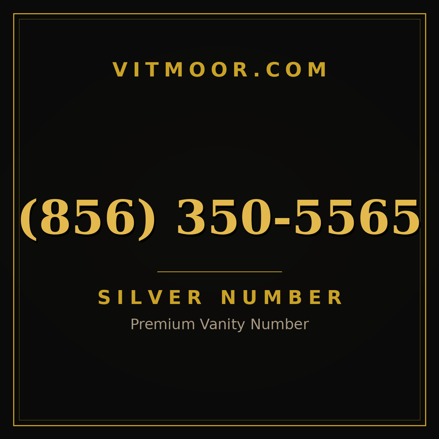 VITMOOR Silver premium number (856) 350-5565