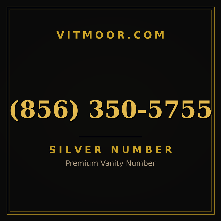 VITMOOR Silver premium number (856) 350-5755