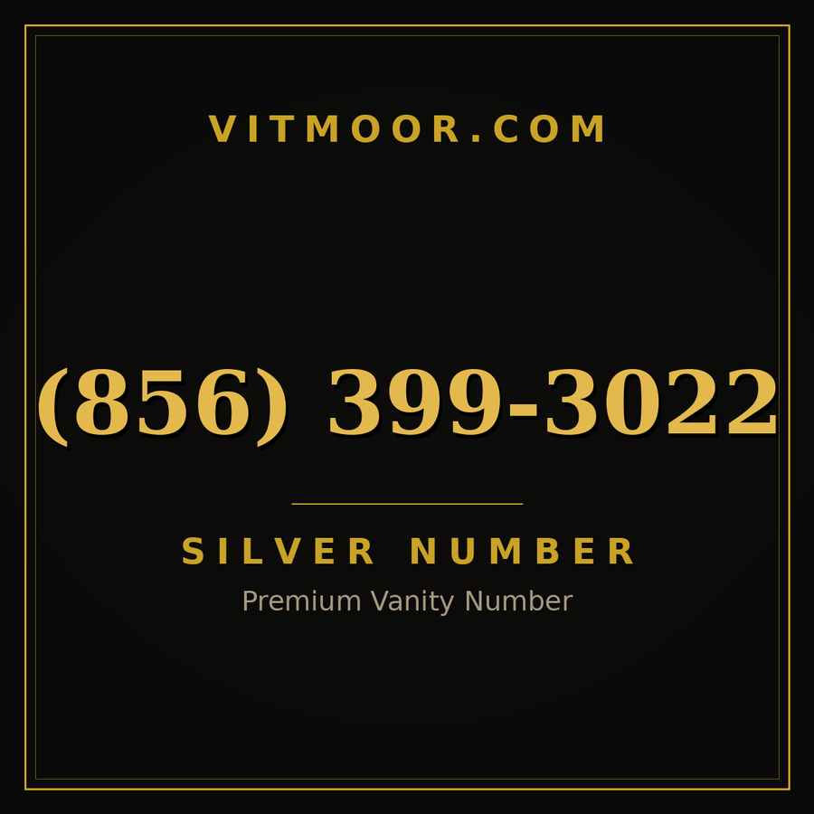 VITMOOR Silver premium number (856) 399-3022
