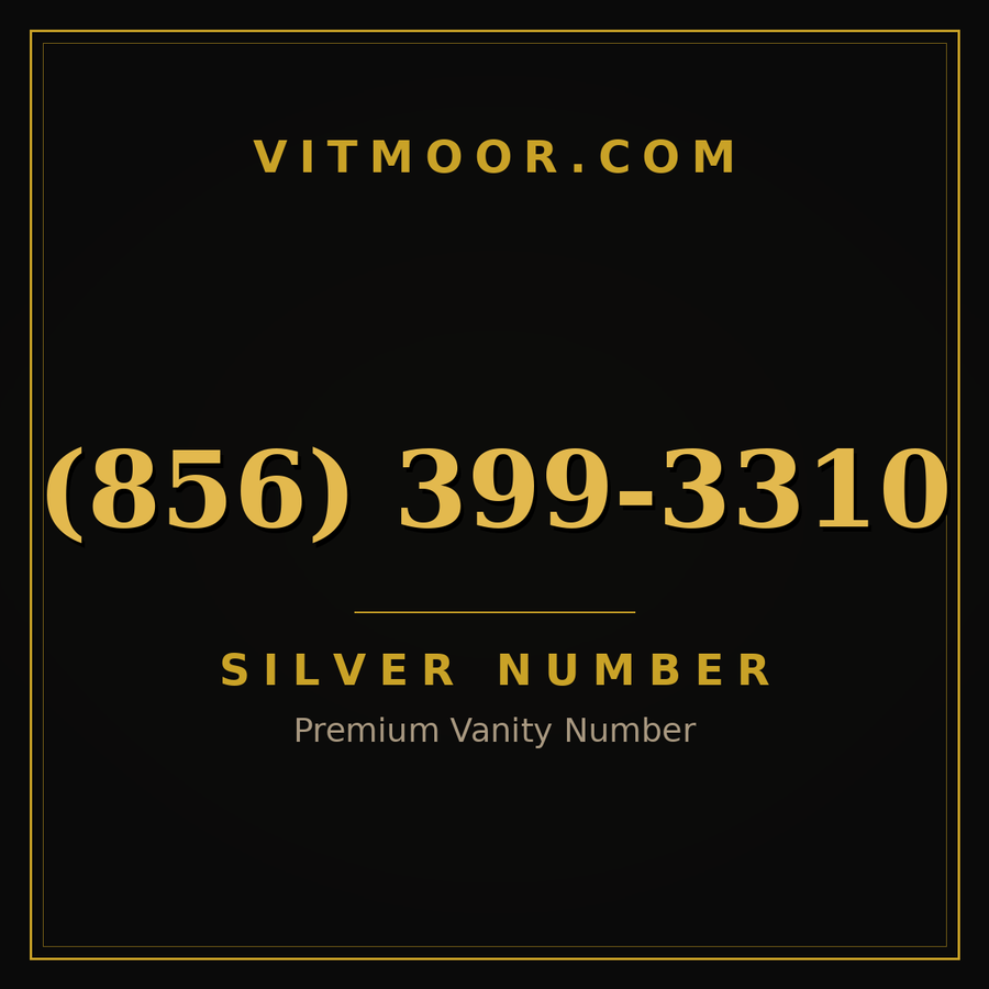 VITMOOR Silver premium number (856) 399-3310