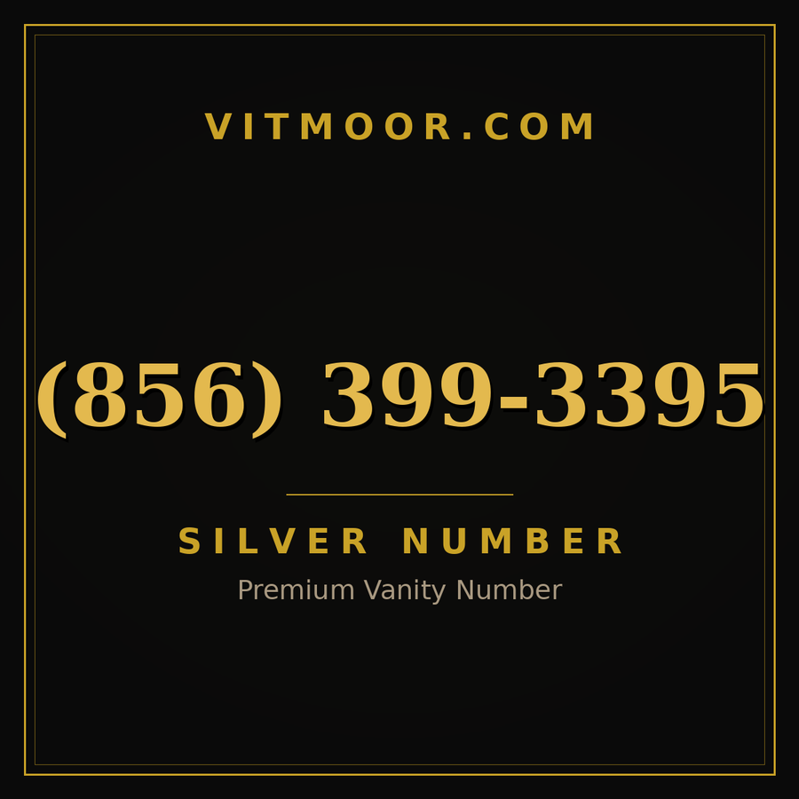 VITMOOR Silver premium number (856) 399-3395