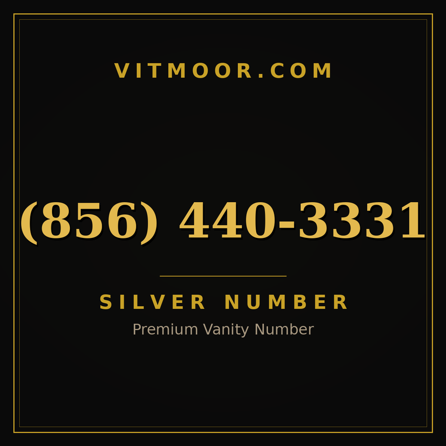 VITMOOR Silver premium number (856) 440-3331