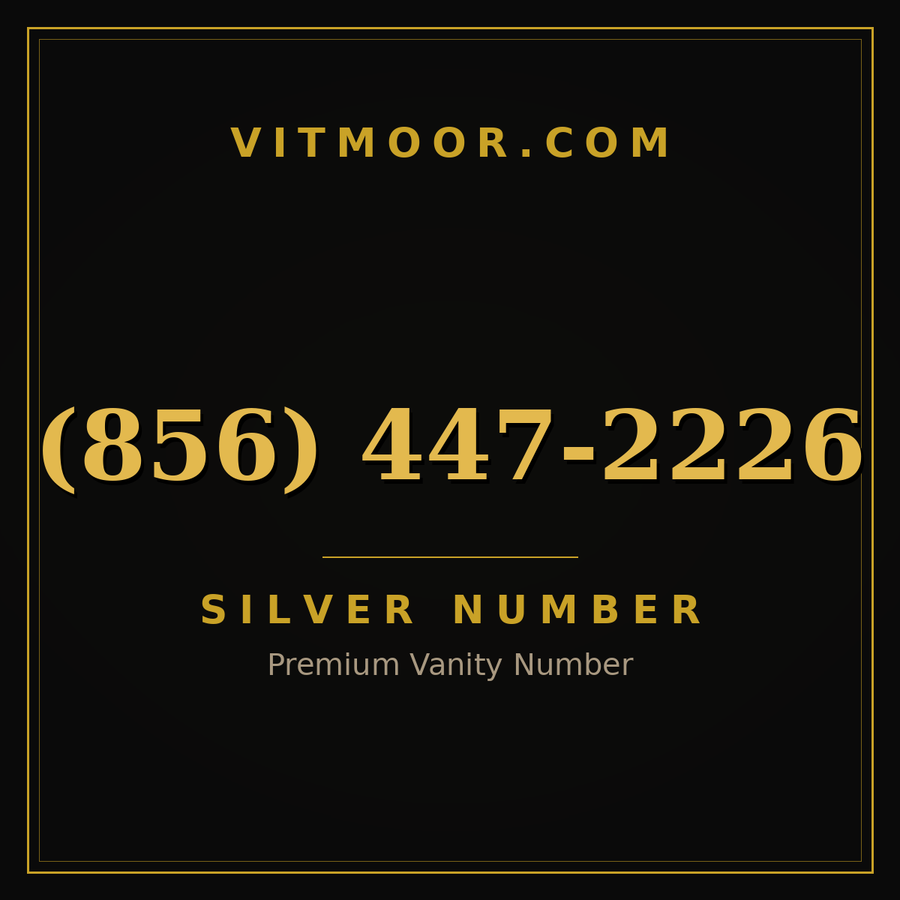 VITMOOR Silver premium number (856) 447-2226