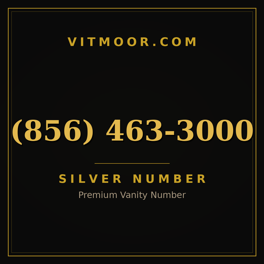 VITMOOR Silver premium number (856) 463-3000