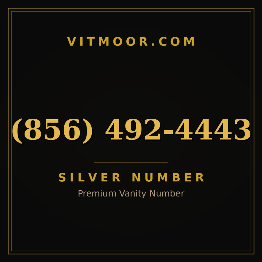 VITMOOR Silver premium number (856) 492-4443