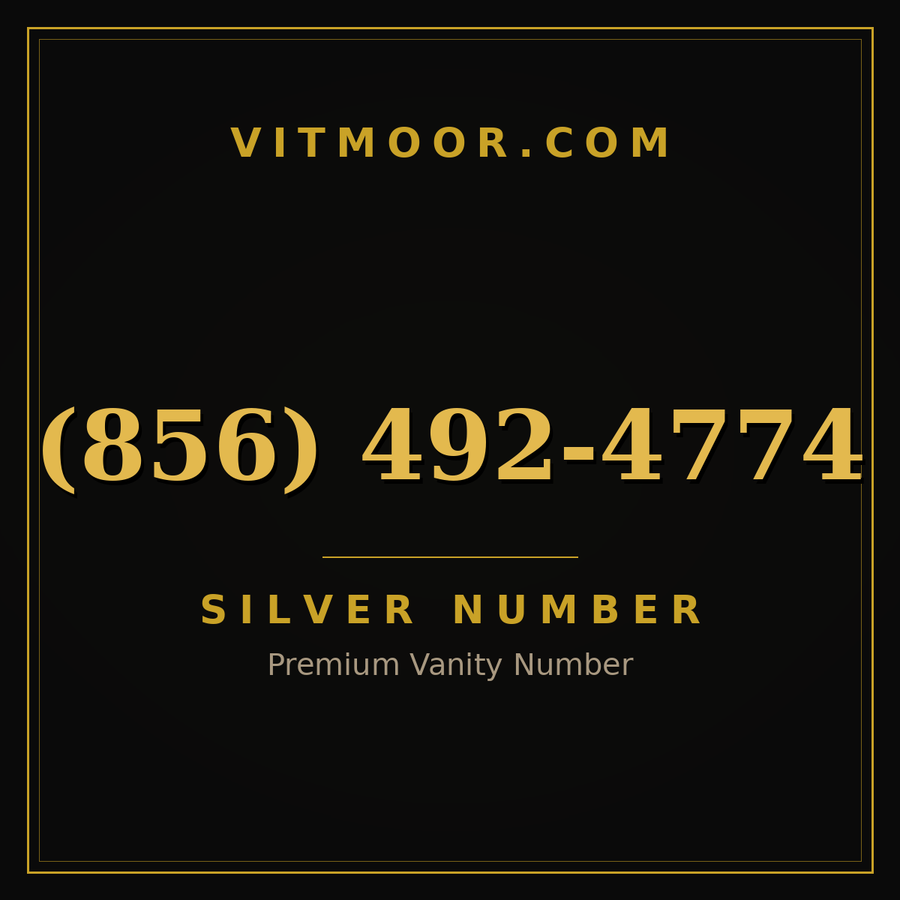 VITMOOR Silver premium number (856) 492-4774
