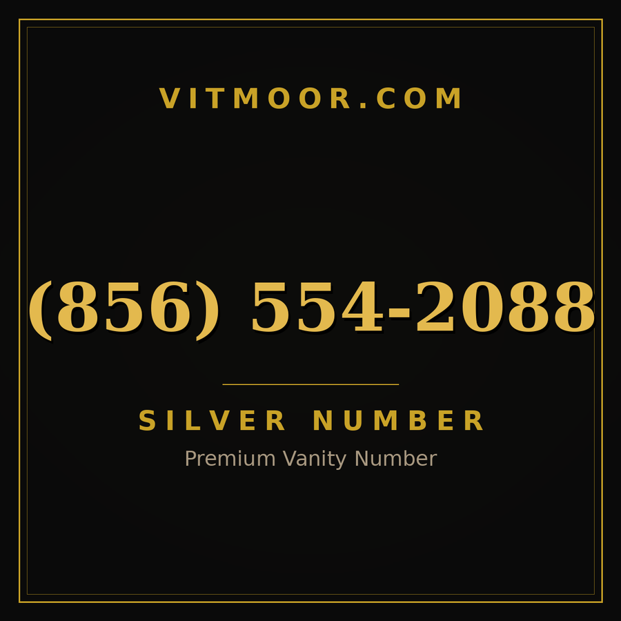 VITMOOR Silver premium number (856) 554-2088