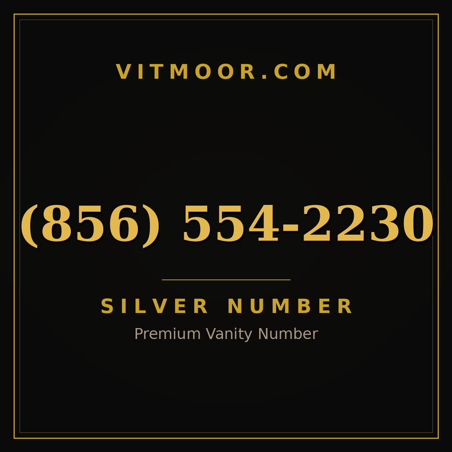 VITMOOR Silver premium number (856) 554-2230