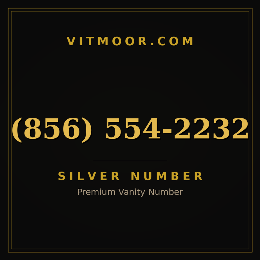 VITMOOR Silver premium number (856) 554-2232