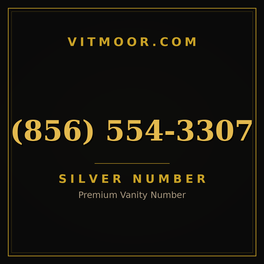 VITMOOR Silver premium number (856) 554-3307
